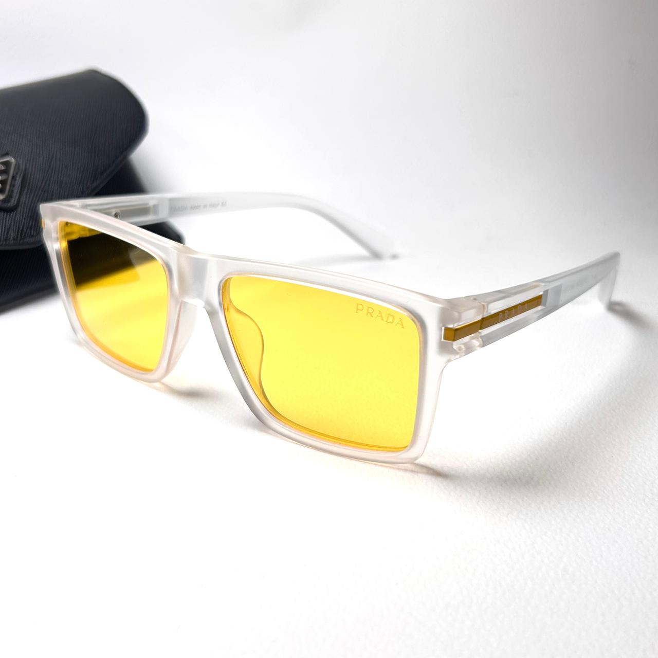 Prada Rectangular WF2236 - Yellow