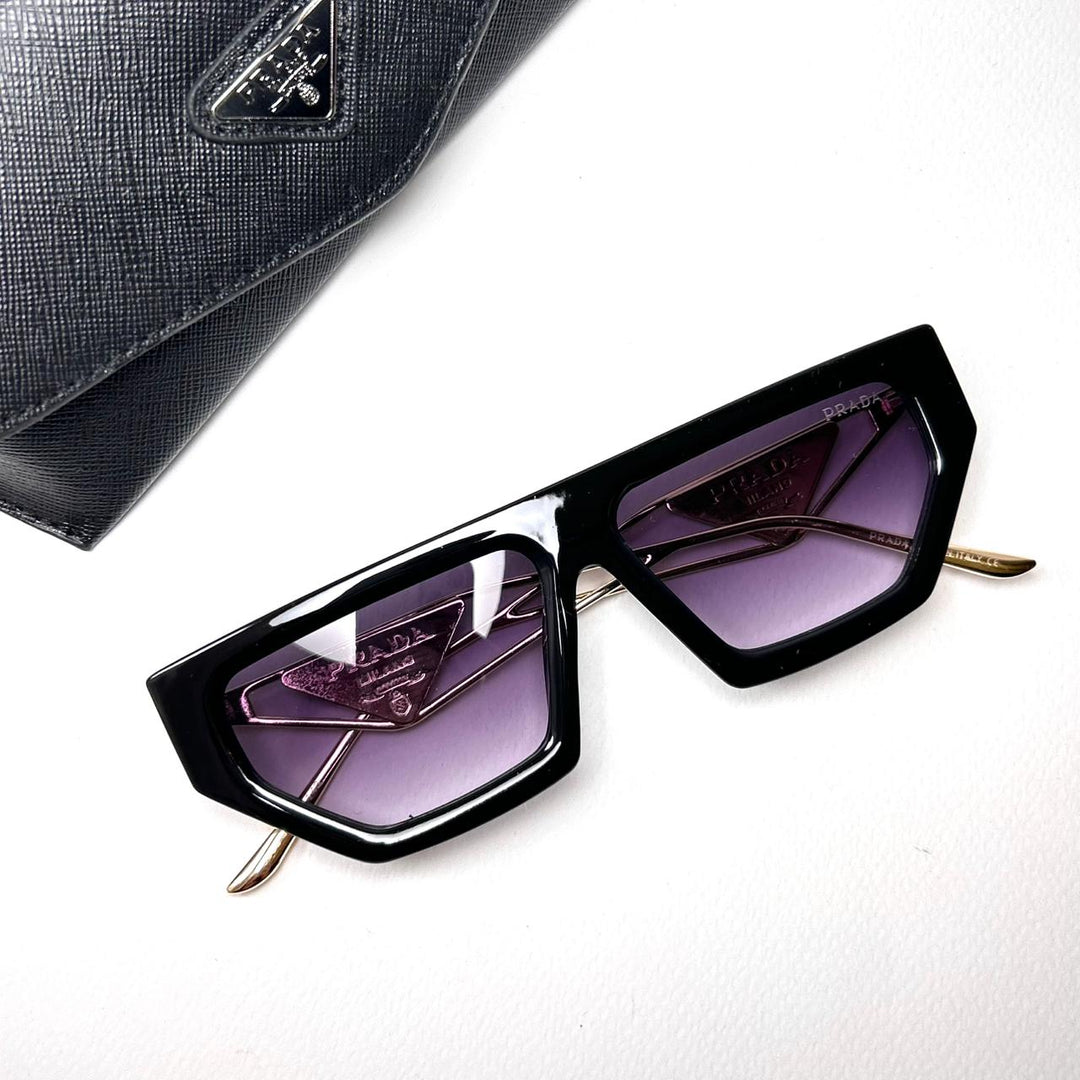 Prada Retro Flat - Black Purple Gradient
