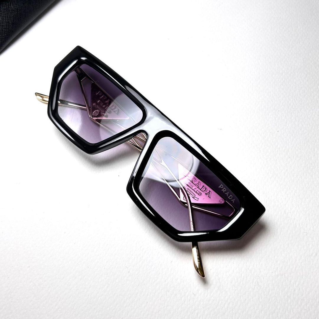 Prada Retro Flat - Black Purple Gradient