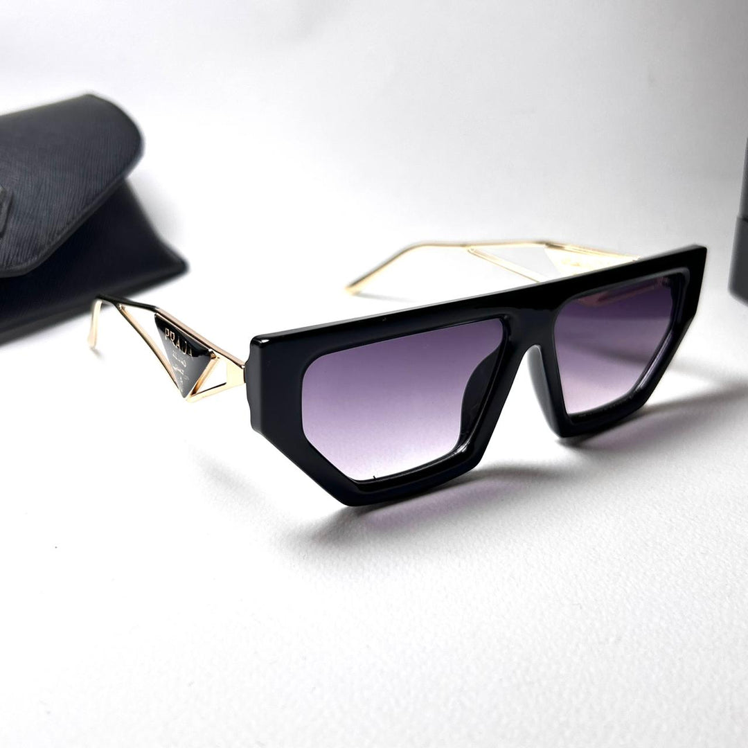 Prada Retro Flat - Black Purple Gradient