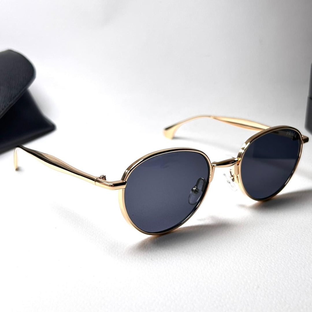 Prada Round B – Golden Black