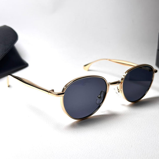 Prada Round B – Golden Black