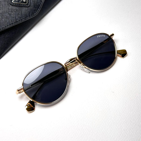 Prada Round B – Golden Black