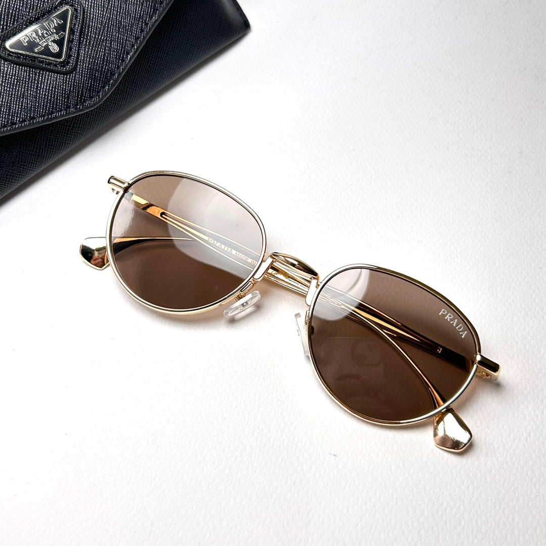 Prada Round B – Golden Brown