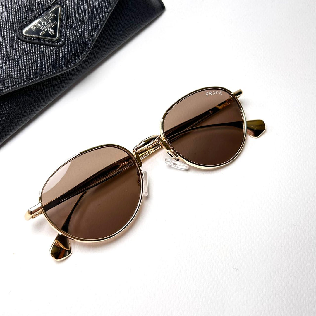 Prada Round B – Golden Brown