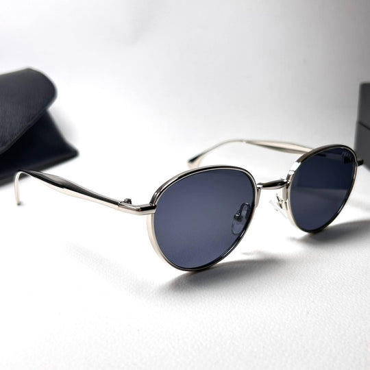 Prada Round B – Silver Black