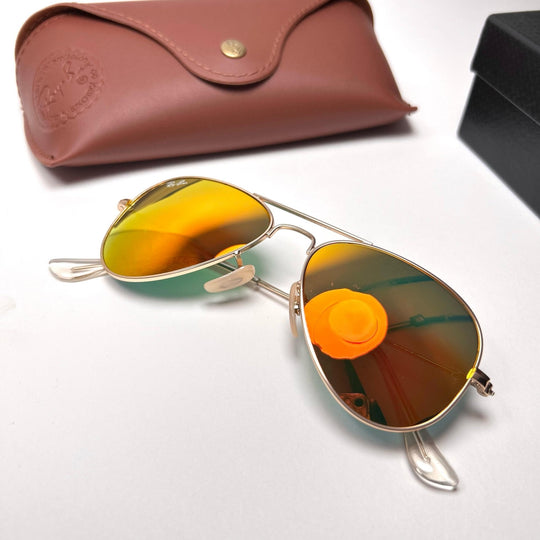 Ray Ban Aviator Small Metal RB3025 - Orange Mirror