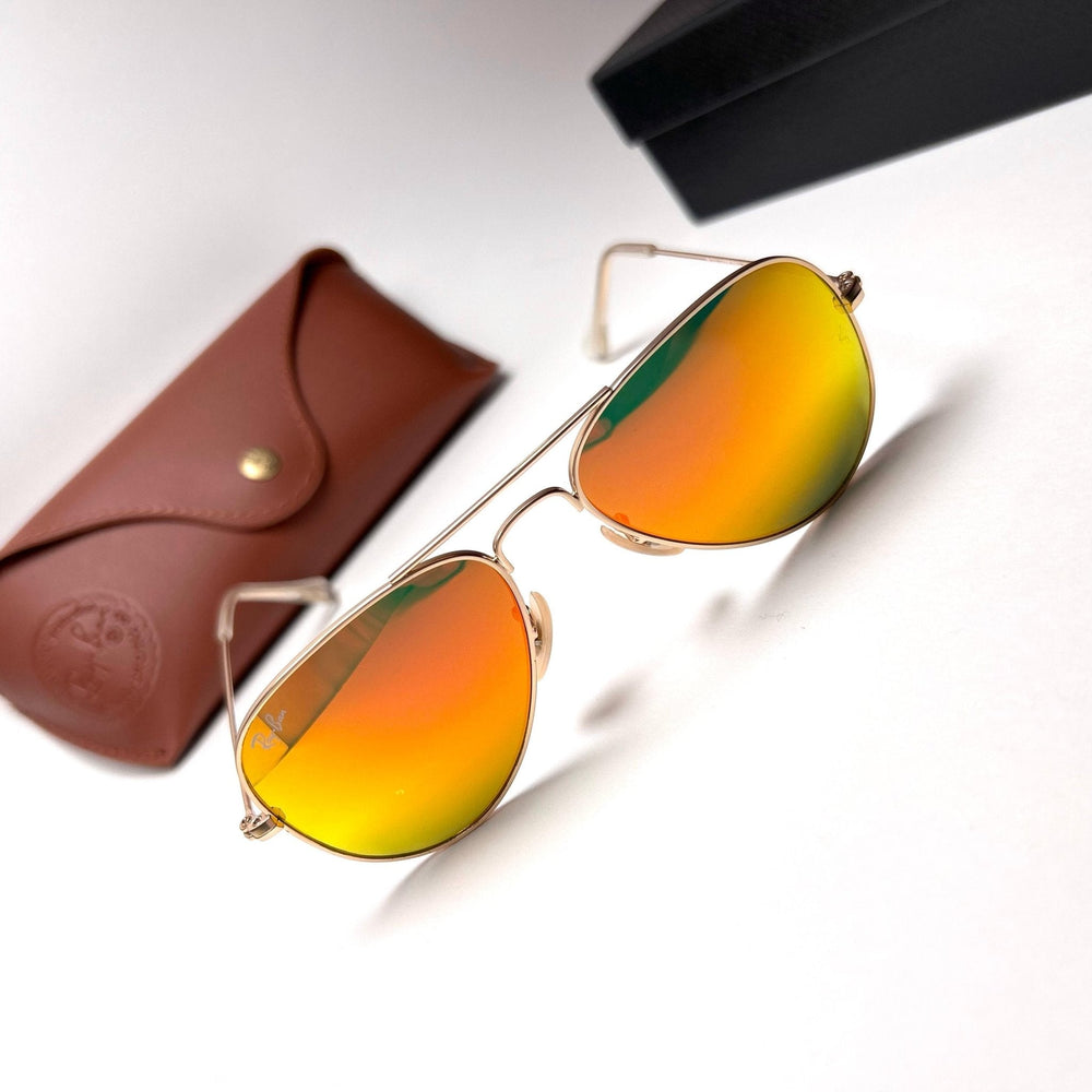 Ray Ban Aviator Small Metal RB3025 - Orange Mirror