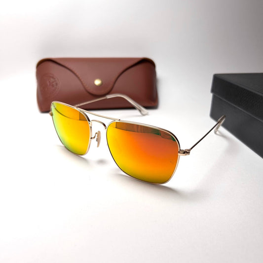 Ray Ban Caravan RB3136 - Orange Mirror