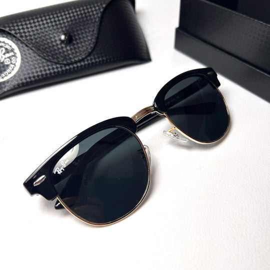 Ray Ban Classic Club Master RB3016 - Golden Black