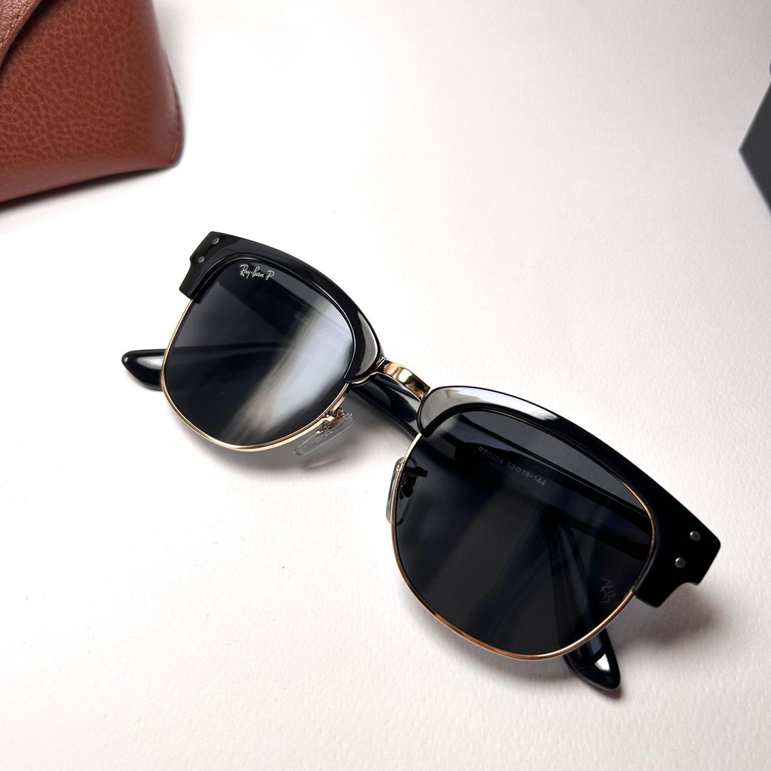 Ray Ban Clubmaster Reverse RB0504 – Black Polarized