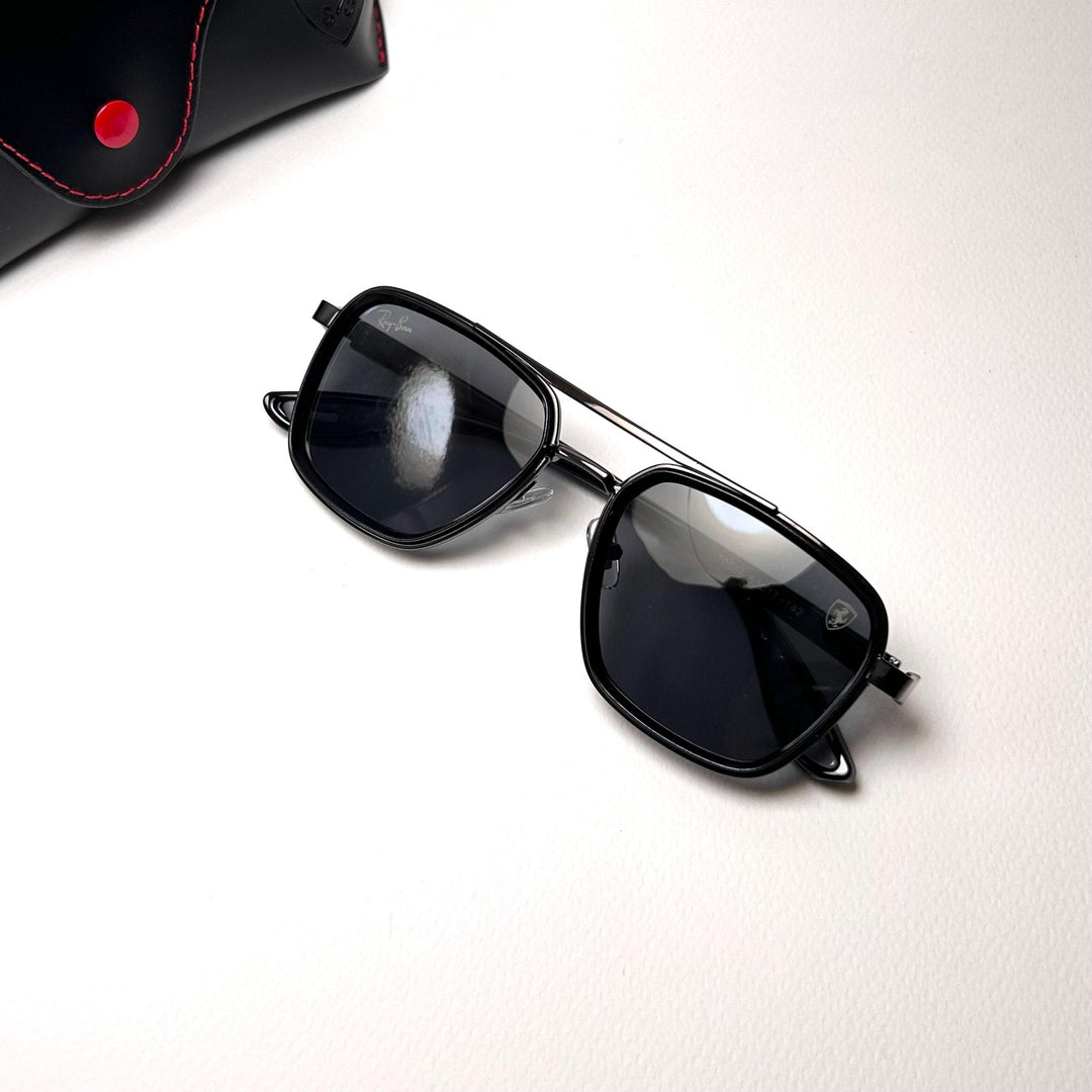 Ray Ban Ferrari Classic Square - Full Black