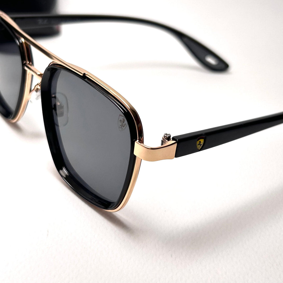 Ray Ban Ferrari Classic Square - Golden Black