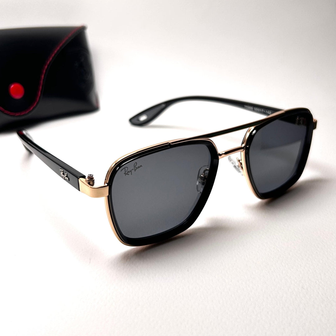 Ray Ban Ferrari Classic Square - Golden Black
