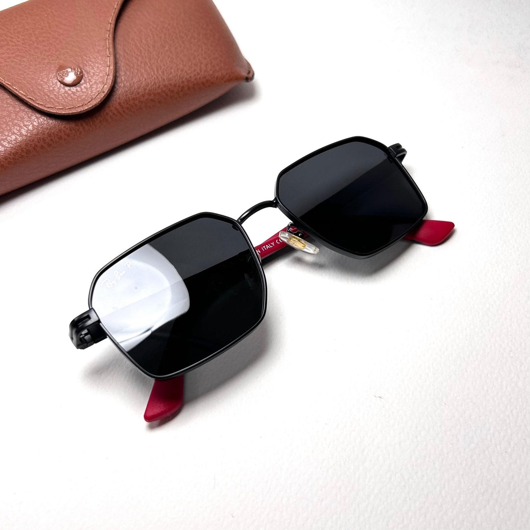 Ray Ban Ferrari RB4990 Polarized - Black Red