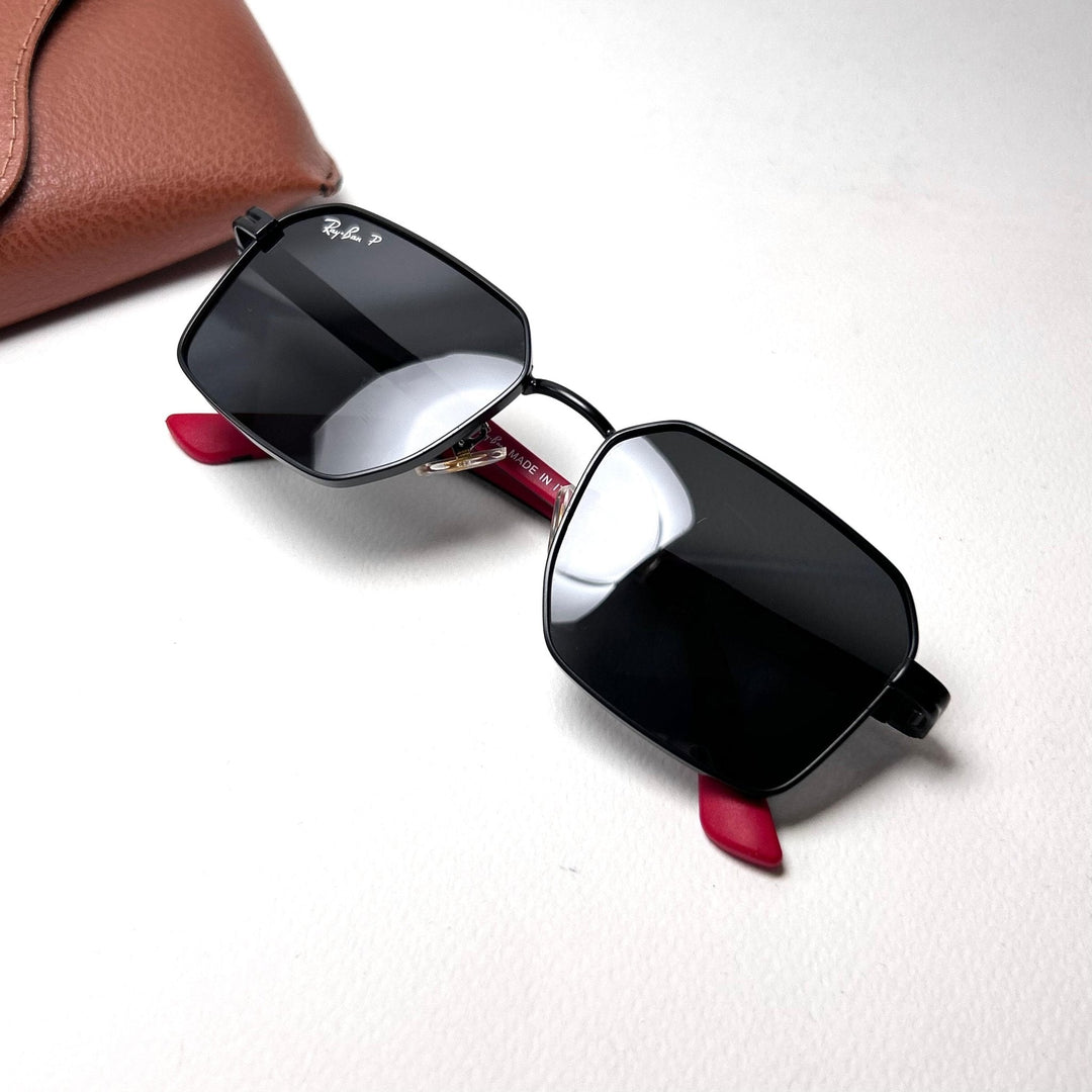 Ray Ban Ferrari RB4990 Polarized - Black Red