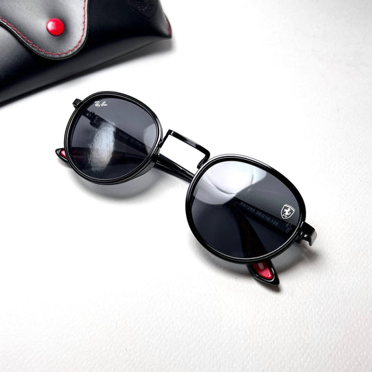 Ray Ban Ferrari Round RB7285 - Black