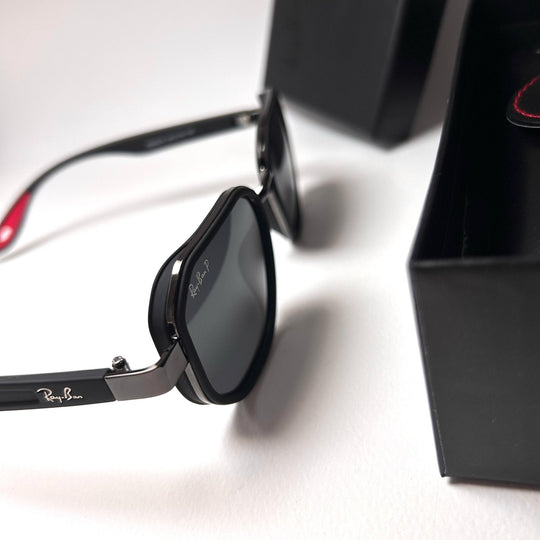 Ray Ban Geometric Polarized Scuderia Ferrari - Black matte