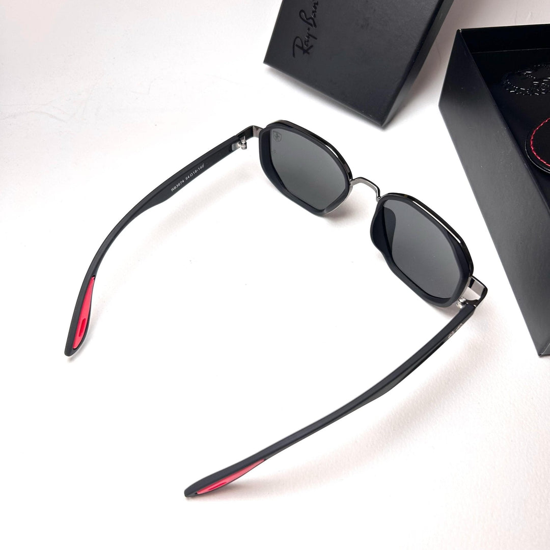 Ray Ban Geometric Polarized Scuderia Ferrari - Black matte