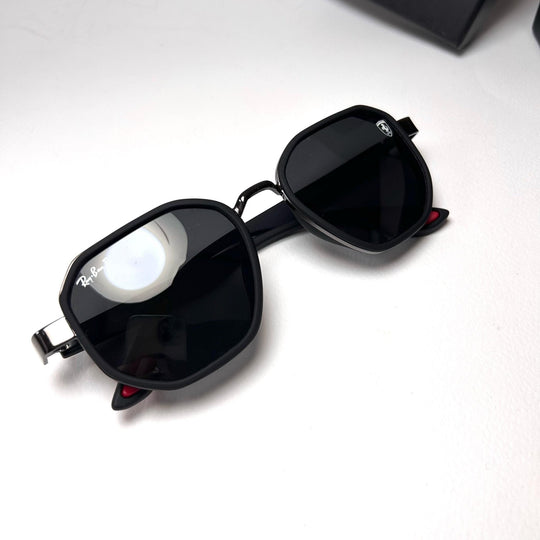 Ray Ban Geometric Polarized Scuderia Ferrari - Black matte