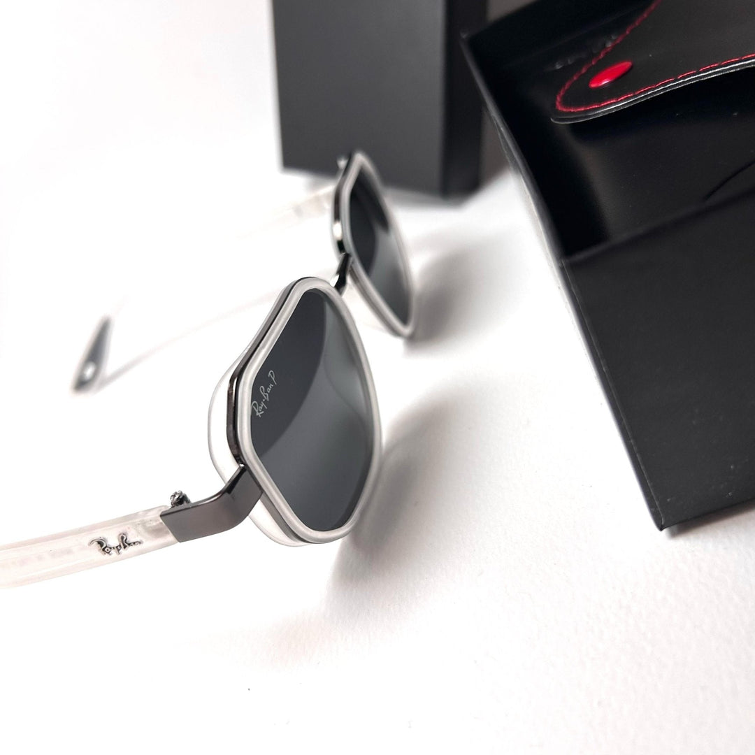 Ray Ban Geometric Polarized Scuderia Ferrari - White