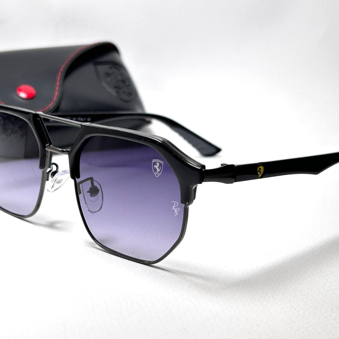 Ray Ban Geometric Squarish Scuderia Ferrari - Purple Gradient