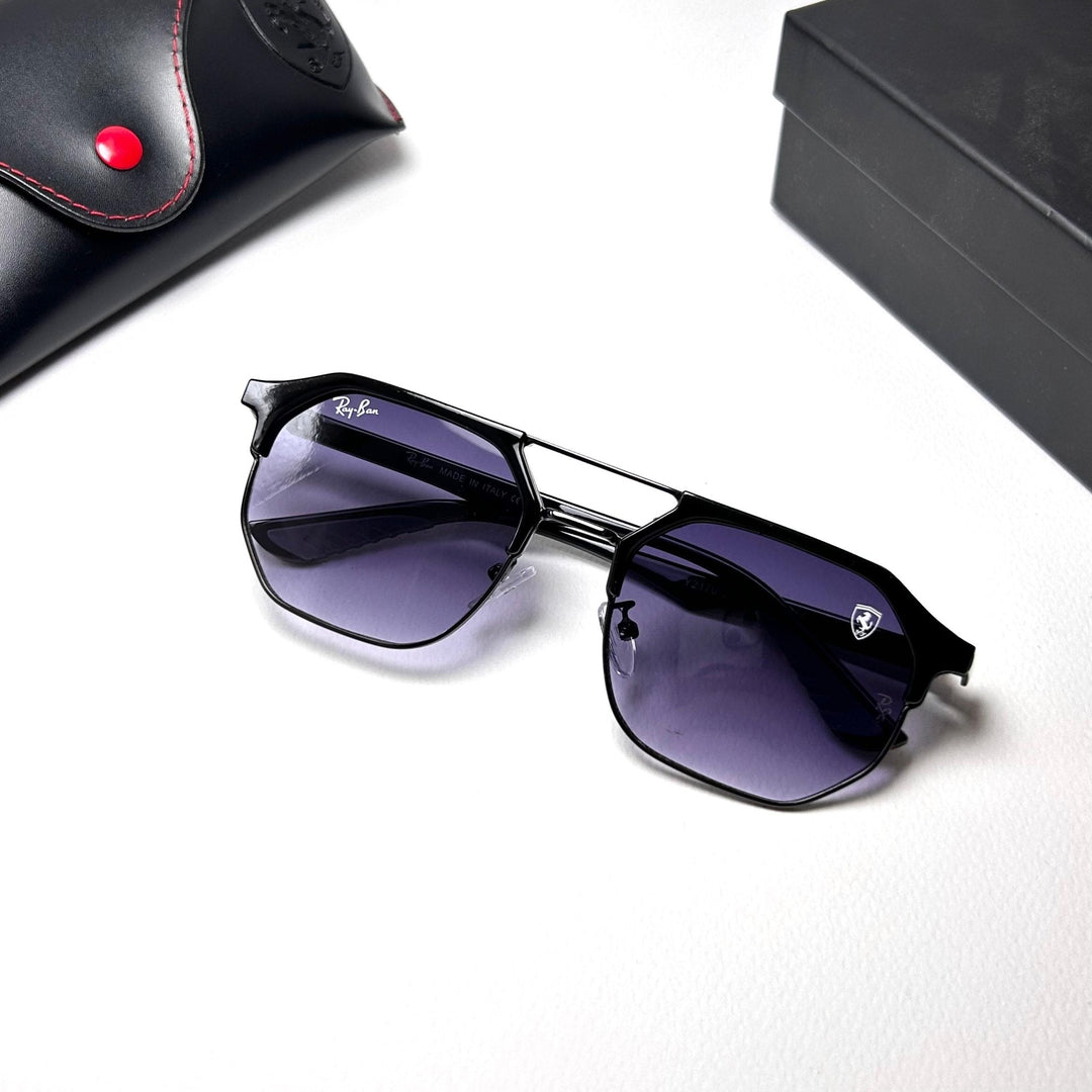 Ray Ban Geometric Squarish Scuderia Ferrari - Purple Gradient