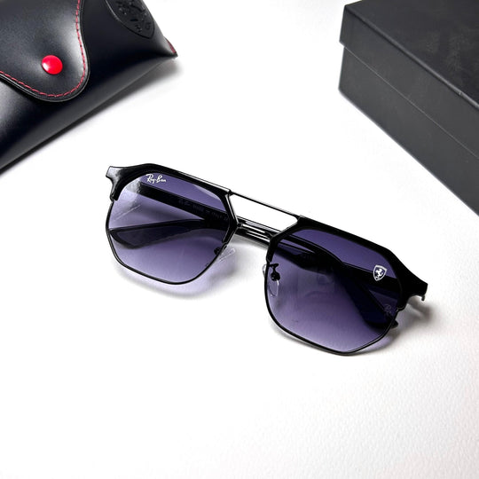 Ray Ban Geometric Squarish Scuderia Ferrari - Purple Gradient