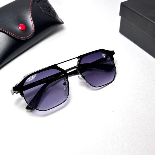 Ray Ban Geometric Squarish Scuderia Ferrari - Purple Gradient