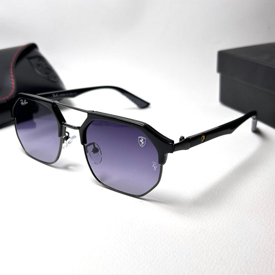 Ray Ban Geometric Squarish Scuderia Ferrari - Purple Gradient