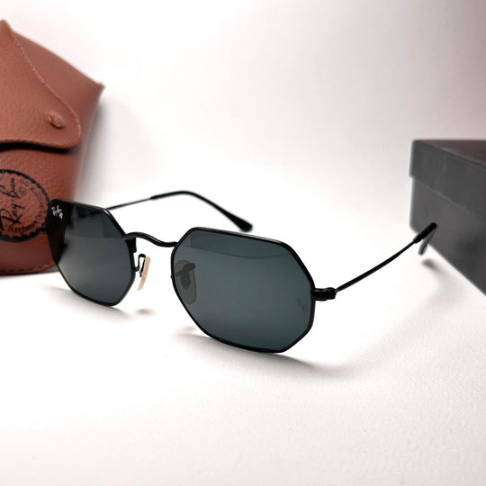 Ray Ban Octagonal RB3556 – Black