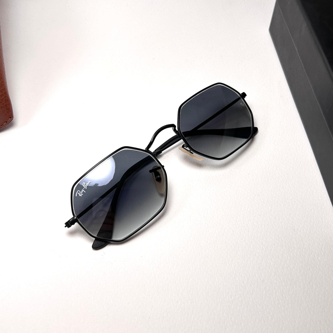 Ray Ban Octagonal RB3556 – Gradient Blue