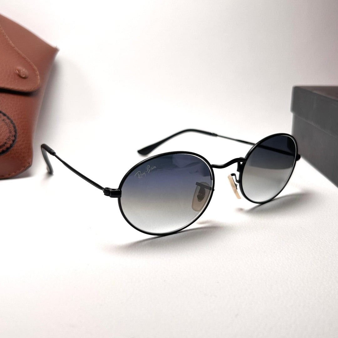 Ray Ban Oval RB3547 - Gradient Blue