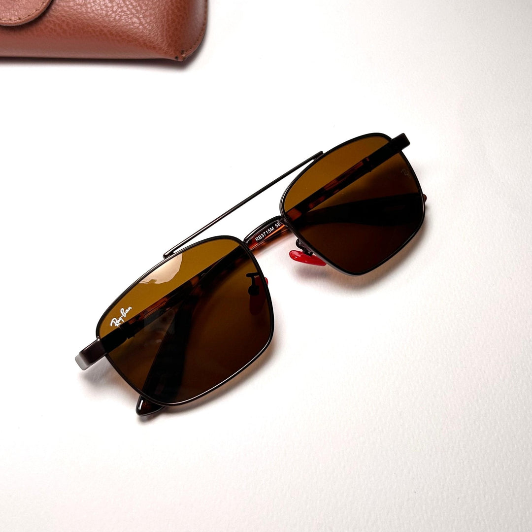 Ray Ban RB3715M Scuderia Ferrari – Brown