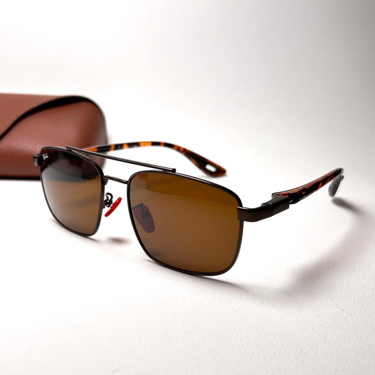 Ray Ban RB3715M Scuderia Ferrari – Brown