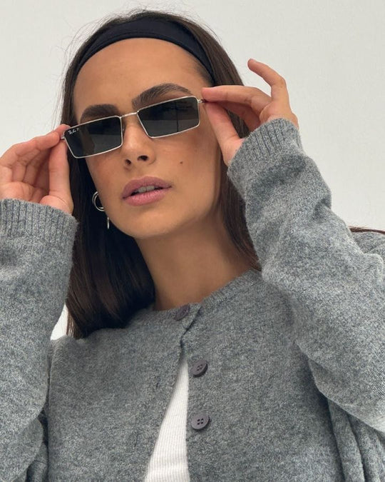 Ray-Ban RB3741 Emy Bio-Based – Silver Oily Green