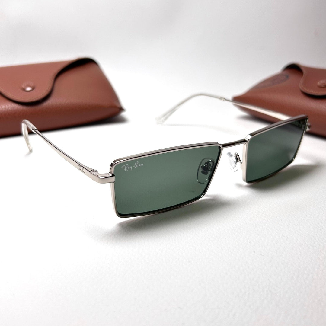 Ray-Ban RB3741 Emy Bio-Based – Silver Oily Green