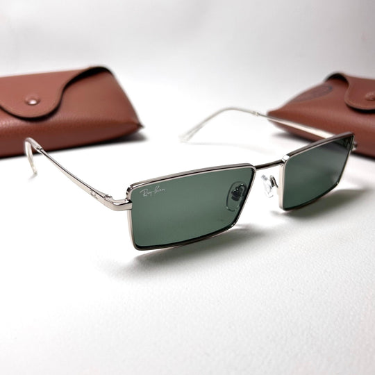 Ray-Ban RB3741 Emy Bio-Based – Silver Oily Green