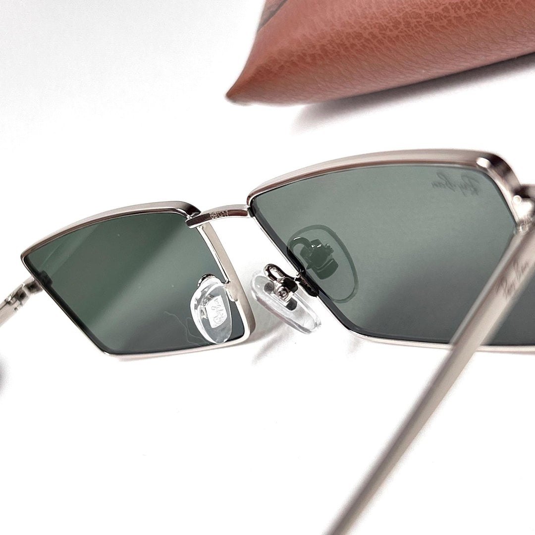 Ray-Ban RB3741 Emy Bio-Based – Silver Oily Green