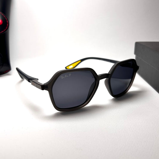 Ray Ban RB8945 Polarized Scuderia Ferrari - Black & Yellow Tips