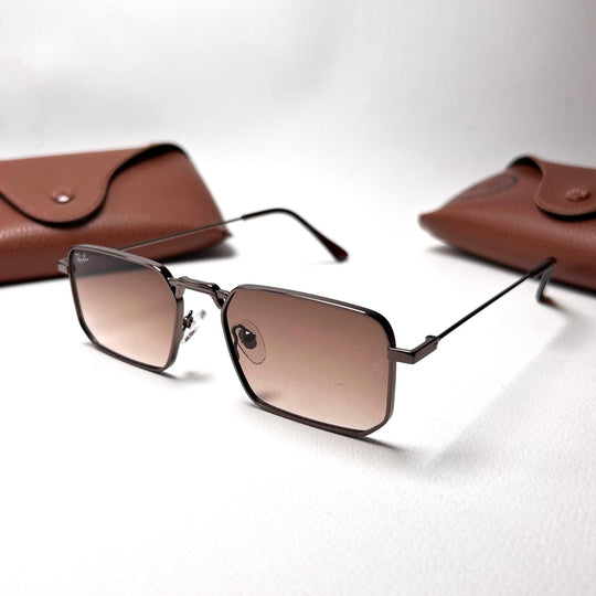Ray Ban Rectangular - Brown Gradient