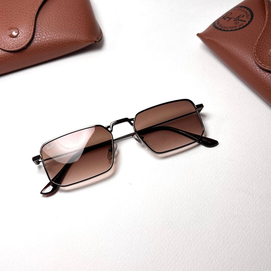 Ray Ban Rectangular - Brown Gradient