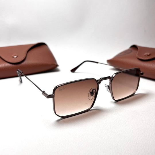 Ray Ban Rectangular - Brown Gradient
