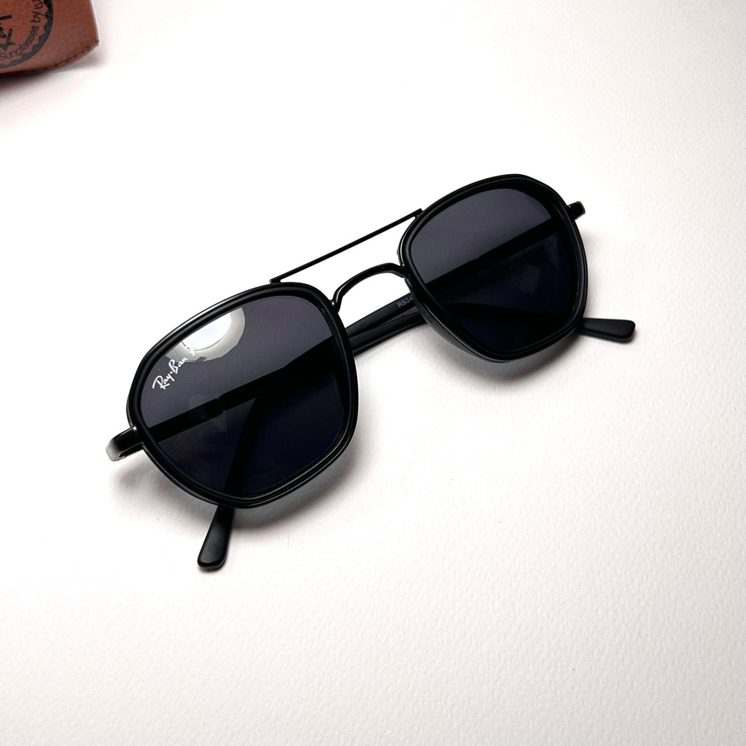 Ray Ban Round Polarized RB24009 - Full Black