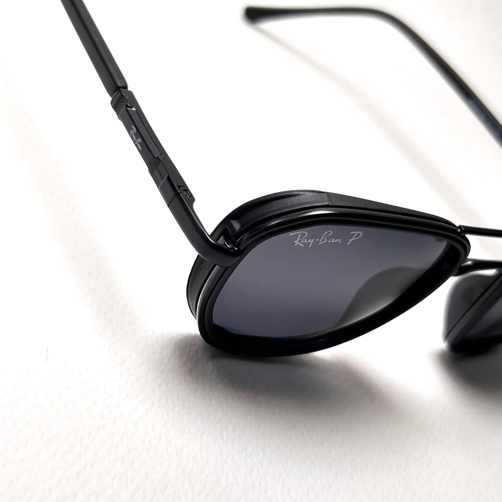 Ray Ban Round Polarized RB24009 - Full Black