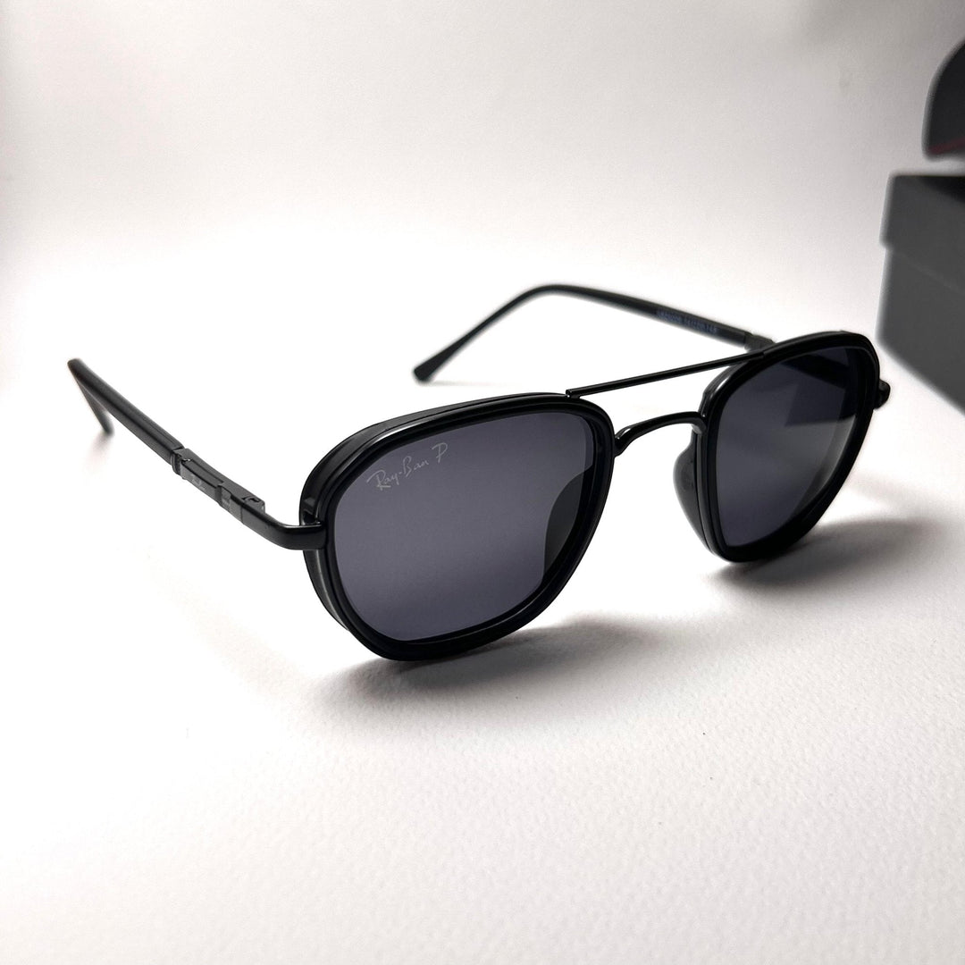 Ray Ban Round Polarized RB24009 - Full Black