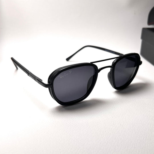 Ray Ban Round Polarized RB24009 - Full Black