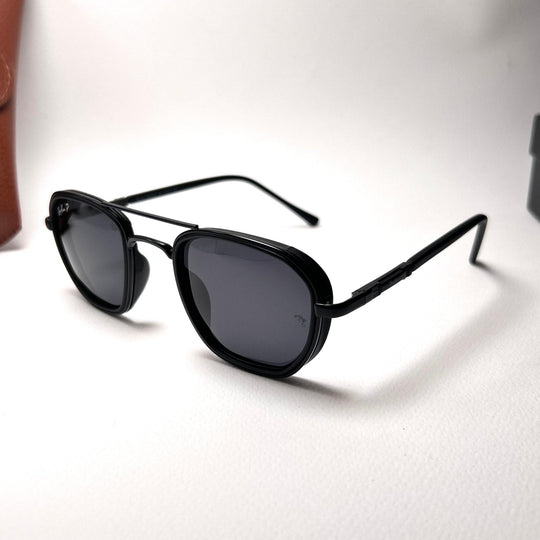 Ray Ban Round Polarized RB24009 - Full Black