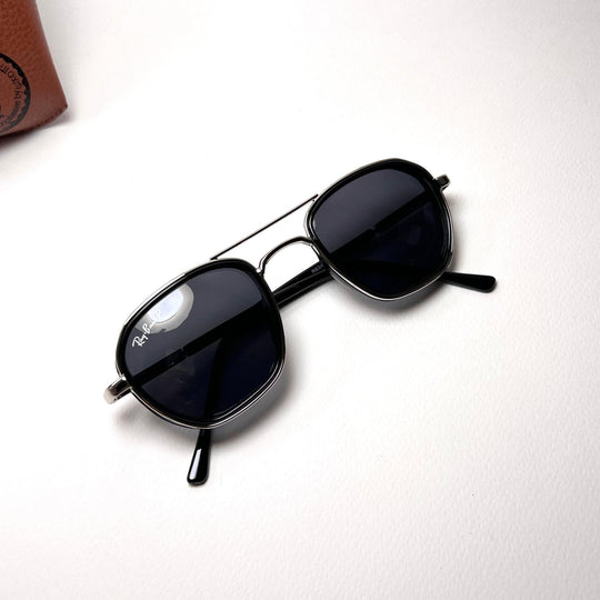 Ray Ban Round Polarized RB24009 - Silver Black