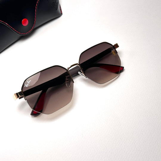 Ray Ban Scuderia Ferrari Geo Flat - Brown